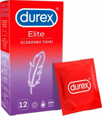 Презервативы с силиконовой смазкой DUREX® Elite (тонкие), 12 шт. фото 6