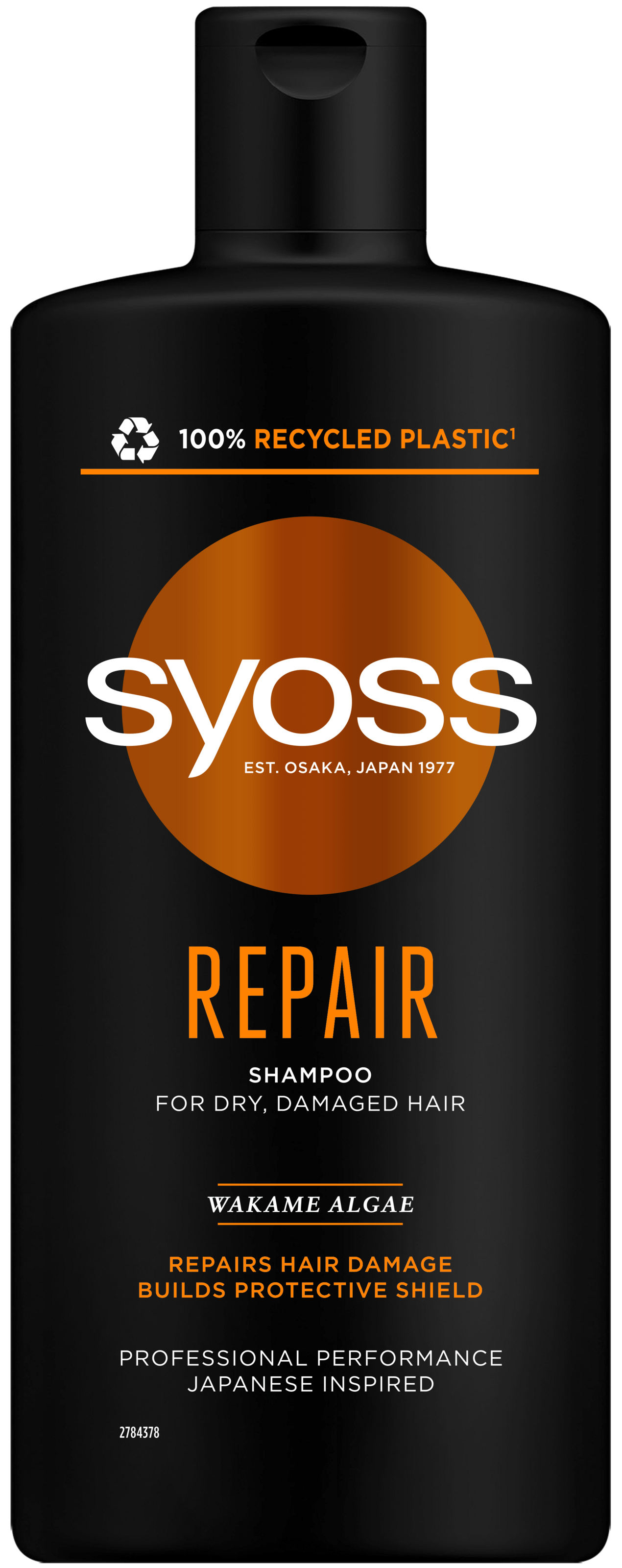 Шампунь Syoss Repair з водорослями Вакаме для сухого та пошкодженого волосся 440 мл