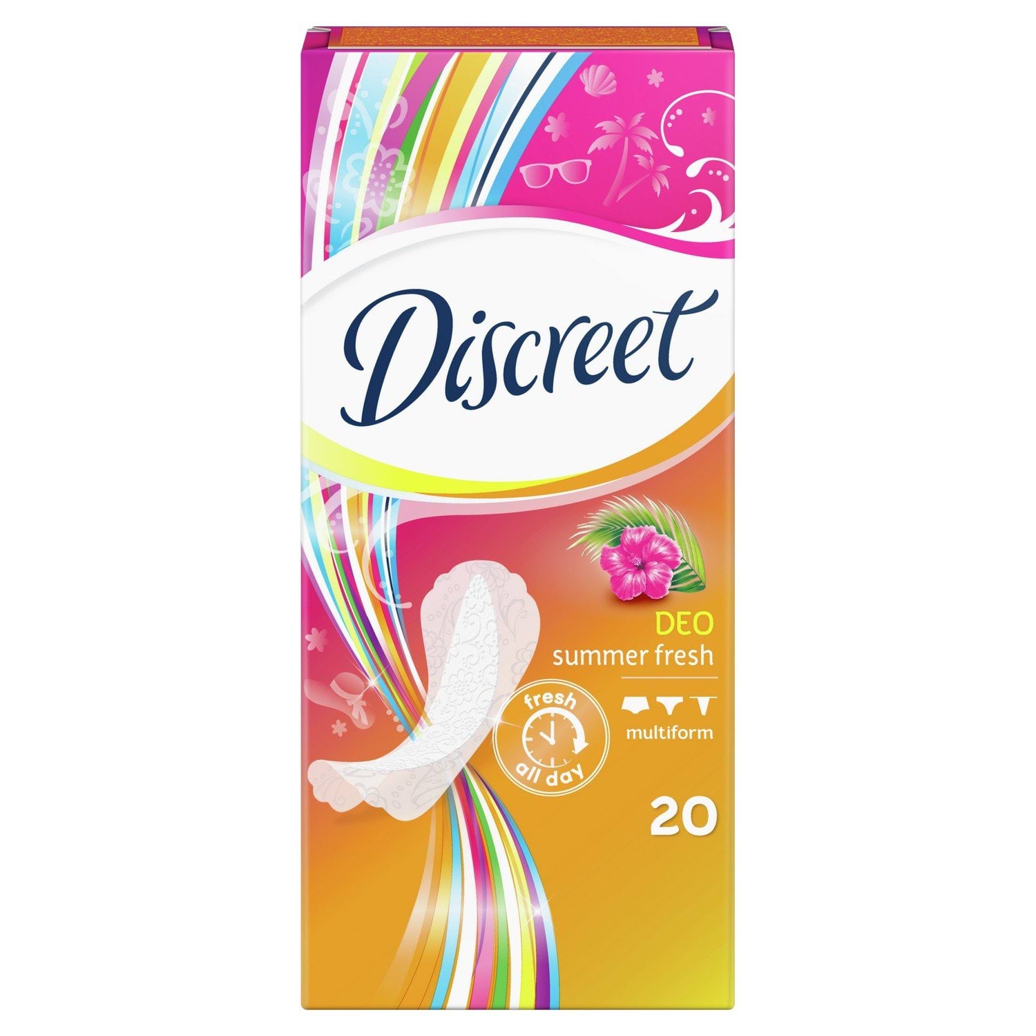 Discreet прокладки ежедневные DEO, 20шт