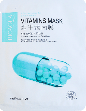 Набір масок BIOAQUA Vitamins Moisturize Ice Skin Mask для обличчя, 5 * 30 г фото 2
