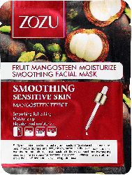 Zozu маска тканевая для лица разглаживающая из Мангустин Fruit Sheet, 25г
