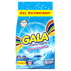 Стиральный порошок автомат Gala Аква-пудра для цветных вещей Морская свежесть, 5.4 кг
