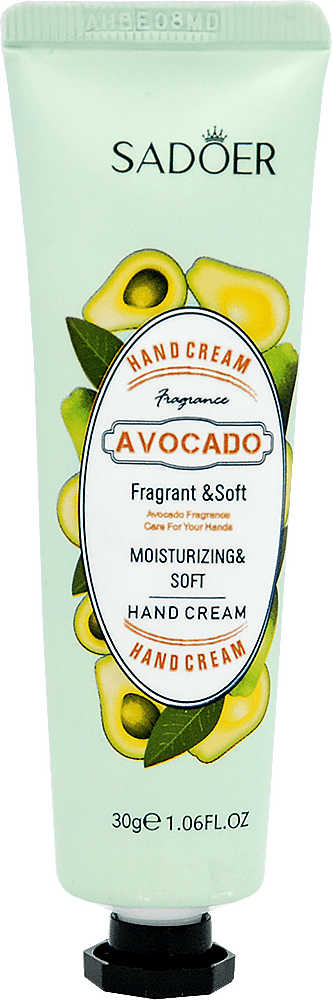 Крем для рук парфюмированный Авокадо Sadoer fragrance and soft, 30 г