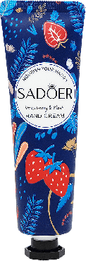 Крем для рук Sadoer с растительным экстрактом Клубники, 30 г