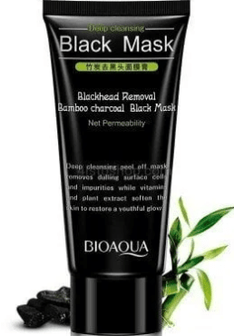 Маска-плівка для обличчя BIOAQUA з бамбуковим вугіллям для очищення шкіри від чорних цяток 60 г