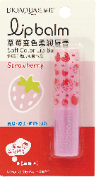 BIOAQUA Бальзам для губ полуничний STRAWBERRY, 3 г