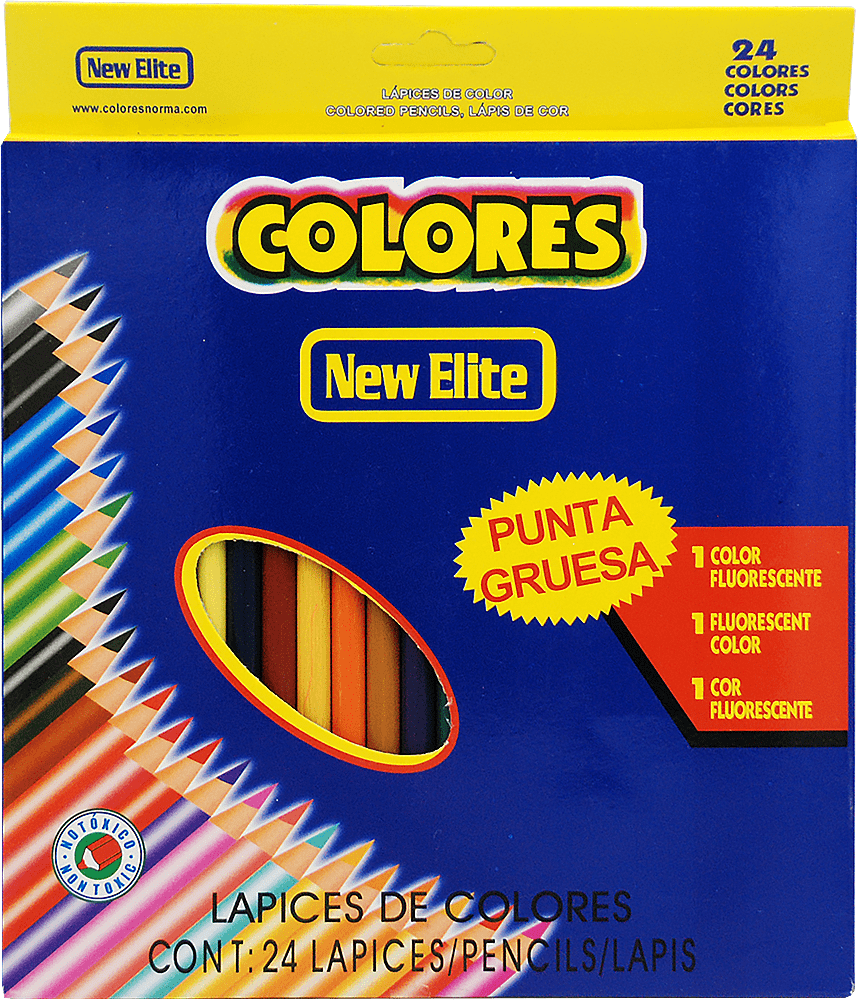 Набор карандашей разноцветных 24шт ST42025 (izi22), 1набор