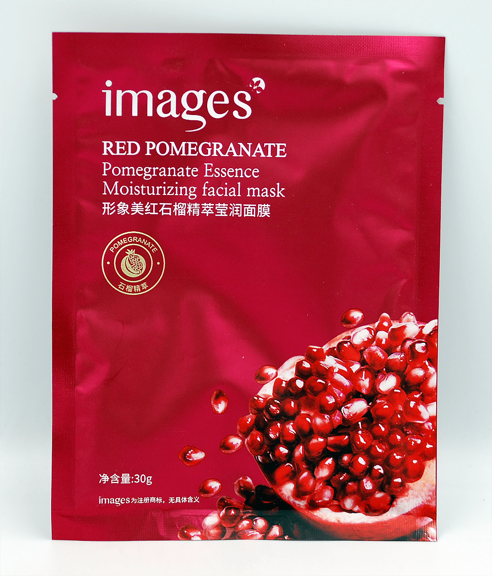 Маска тканинна для обличчя IMAGES зволожуюча Pomegranate, 30г