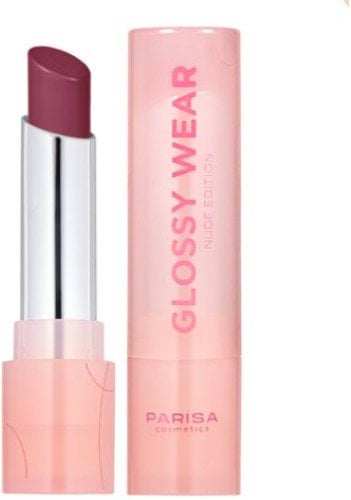 Помада для губ увлажняющая PARISA Lipstick Glow Wear Spicy nude 605 