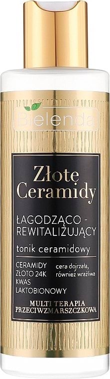 Тонік для обличчя Bielenda Golden Ceramides заспокійливий та відновлюючий 200 мл