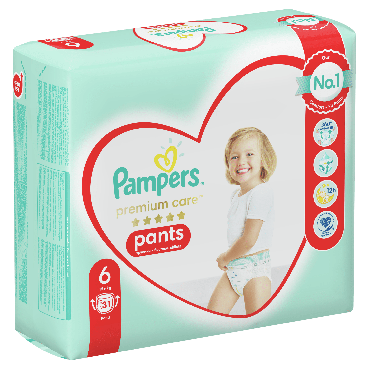 Pampers Premium Care Pants подгузники - трусики Размер 6 (15+ кг), 31 шт. фото 3