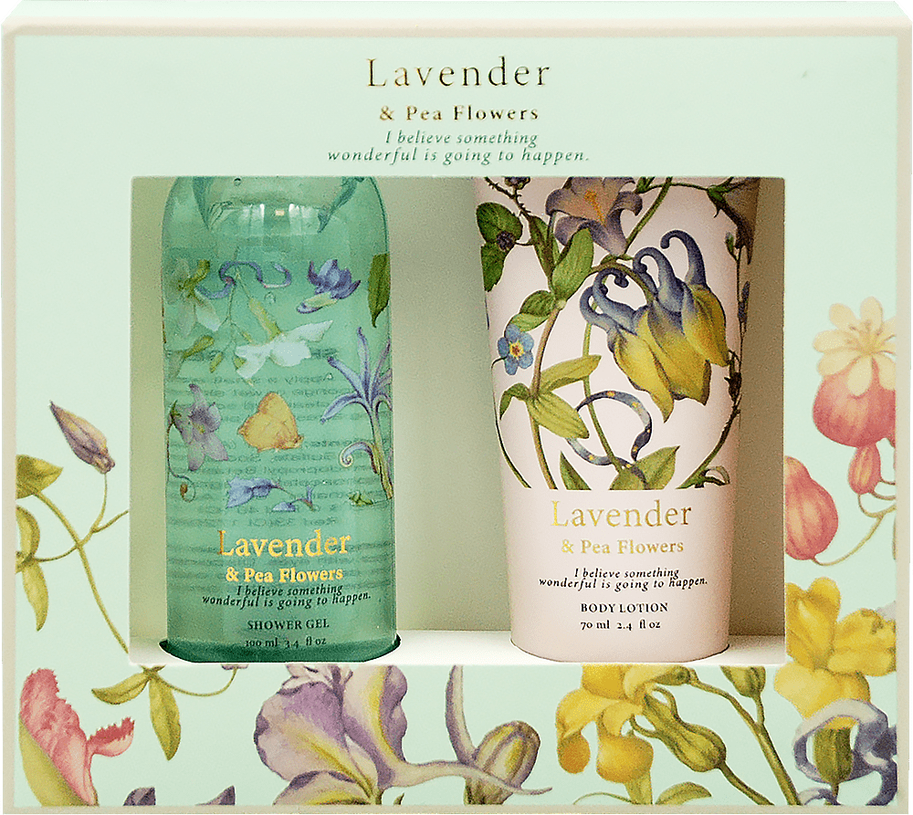 Набір подарунковий Lavender (гель д/душу 100мл, лосьйон д/тіла 70мл), 1шт