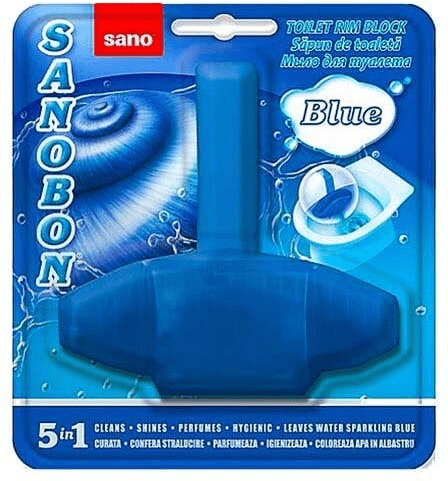 Блок для чистки унитаза SANO Синий 55 г