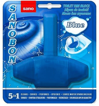 Блок для чистки унитаза SANO Синий 55 г