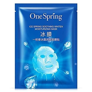 Маска для обличчя тканинна One Spring освіжаюча і відбілююча, 30 г