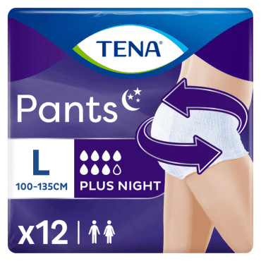Підгузники-труси Tena Plus Night Large для дорослих, 12 шт