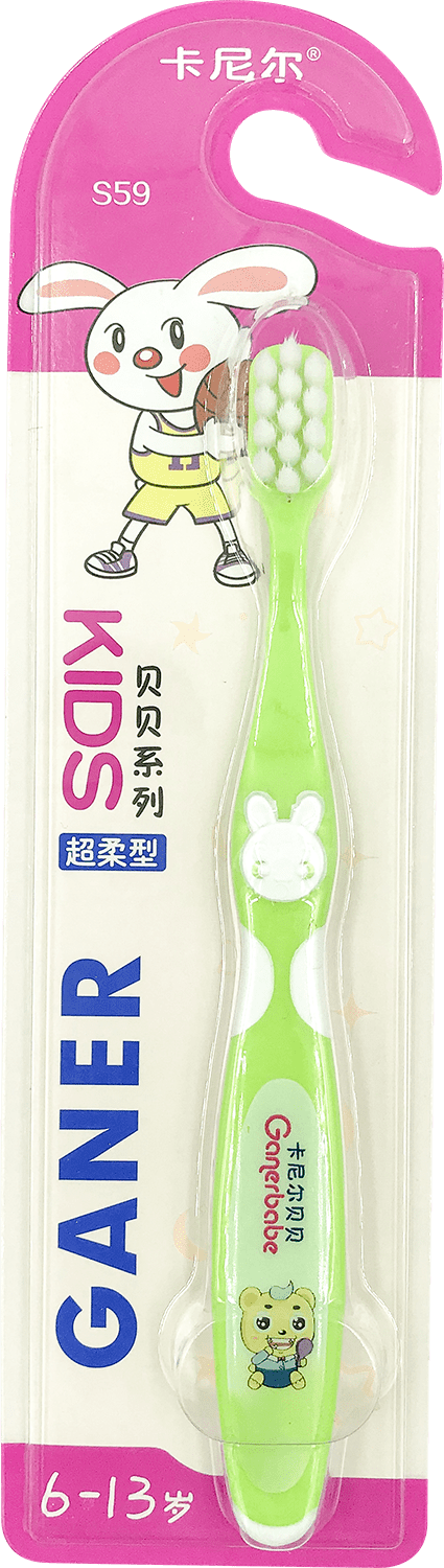 Щетка зубная детская GANER Kids Smiles(S59), 1 шт