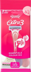 Станки одноразовые женские Wilkinson Extra3 Essentials Beauty 3 лезвия, 3 шт