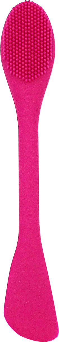 Двостороння силіконова щітка для очищення обличчя та нанесення маски, 1 шт