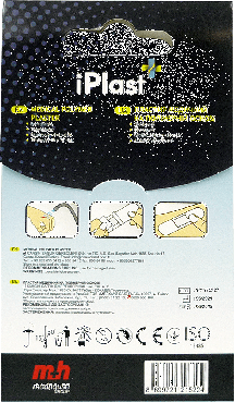Пластир медичний на полімерній основі iPlast 19*72 мм, 10 шт фото 1