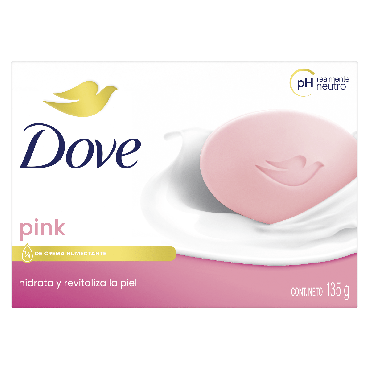 Dove крем-мыло Розовая нежность, 135мл