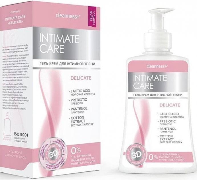 Гель-крем Cleanness+ Intimate care Делікатний, 310 г