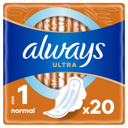 Гігієнічні прокладки Always Ultra Normal (Розмір 1) 20 шт