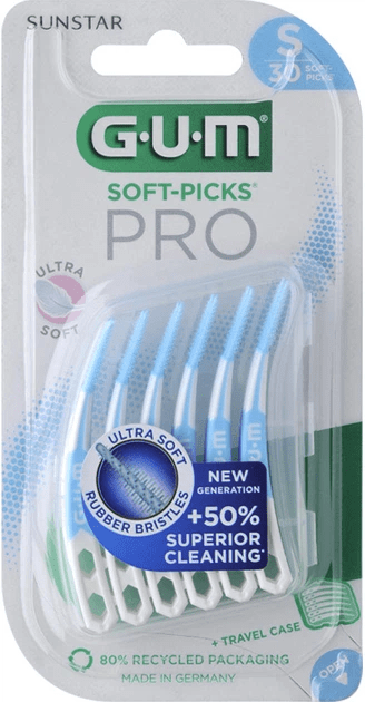 Набор межзубных щёток в блистере GUM SoftPicks Pro размер S, 30 шт.