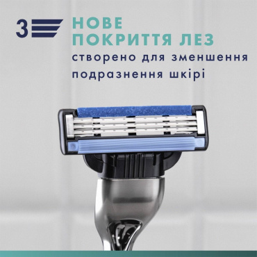 Станок для бритья мужской (Бритва) Gillette Mach3 Charcoal с 2 сменными картриджами,1 шт фото 4