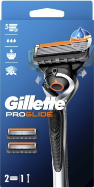 Станок для гоління чоловічий (бритва) Gillette Fusion5 ProGlide Flexball з 2 змінними картриджами, 1 шт фото 1