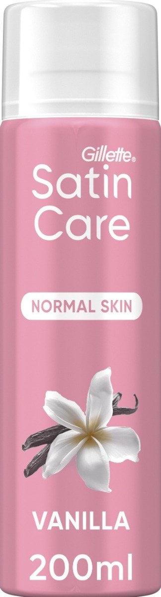 Гель для бритья Satin Care Vanilla Cashmere для сухой кожи, 200 мл.