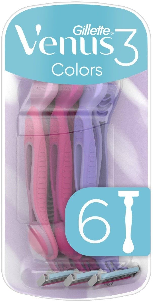 Бритви одноразові Venus 3, 6 шт