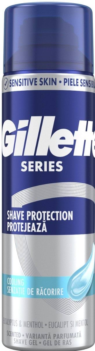 Гель для гоління Gillette Series Охолоджувальний з евкаліптом 200 мл