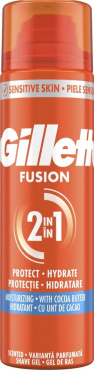 Гель для гоління Gillette Fusion зволожувальний, 200 мл