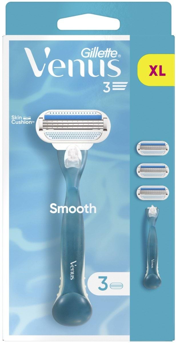 Станок для гоління жіночий Venus з 3 змінними картриджами