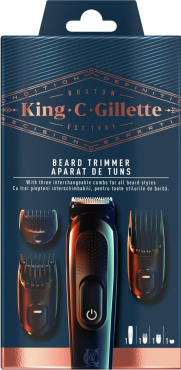 Електричний тример для бороди King C. Gillette фото 1