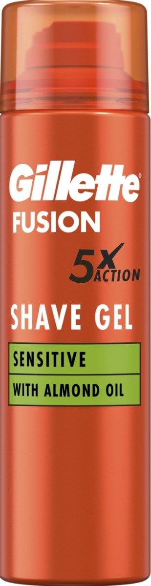 Гель для гоління Gillette Fusion Для чутливої шкіри 200 мл