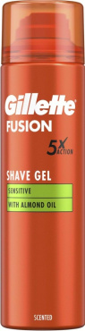 Гель для бритья Gillette Fusion Для чувствительной кожи 200 мл фото 1
