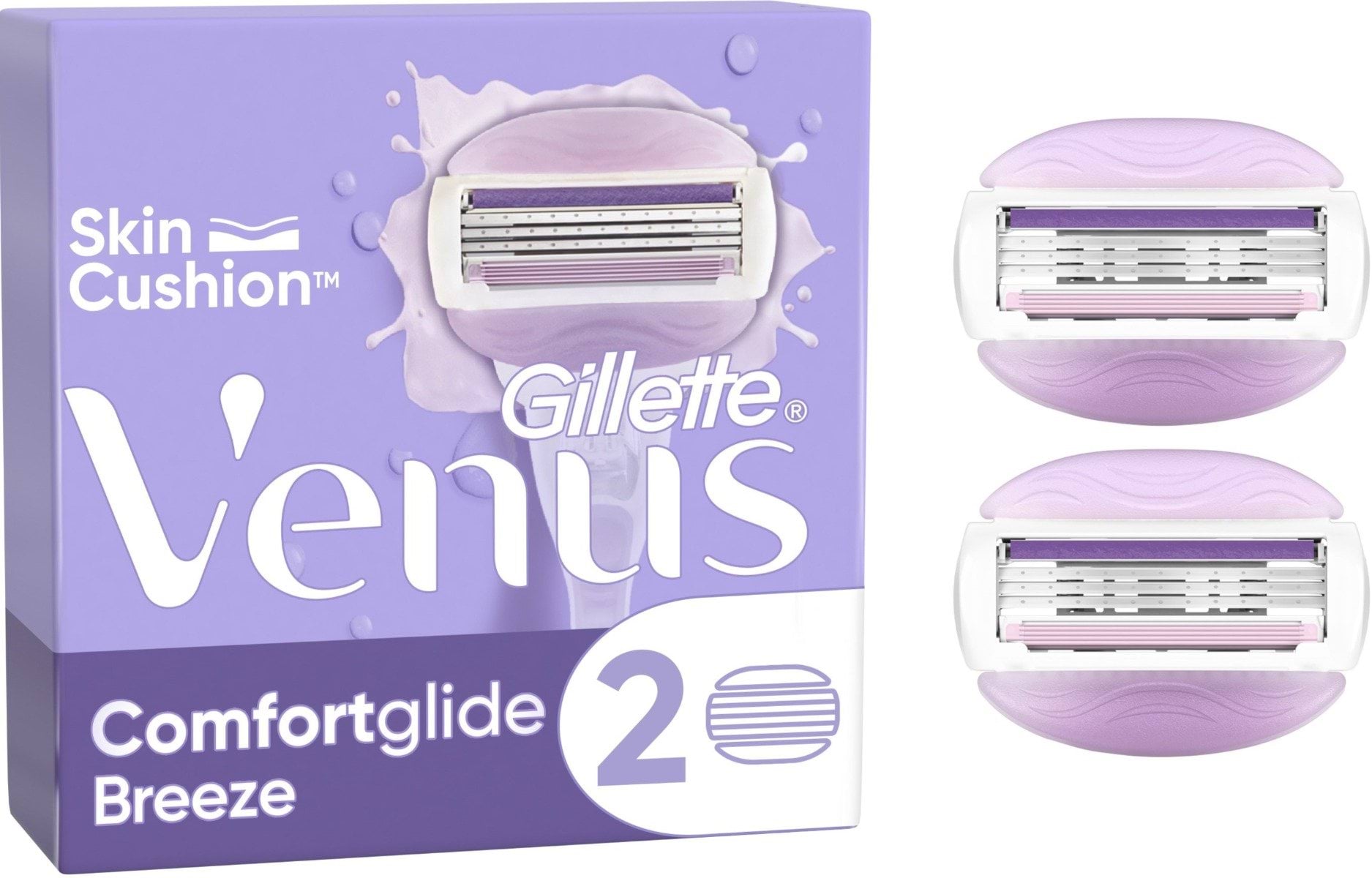 Сменные картриджи для бритья женские Venus Comfortglide Breeze, 2 шт