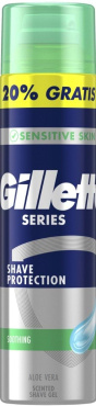 Гель для бритья Gillette Series Для чувствительной кожи из алоэ вера 240 мл