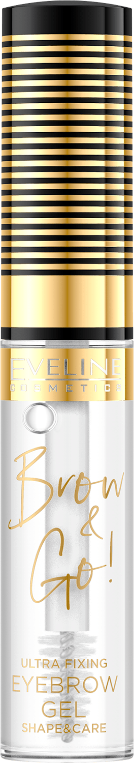 Гель для брів Eveline Brow & Go! суперфіксація і догляд прозорий 6 мл