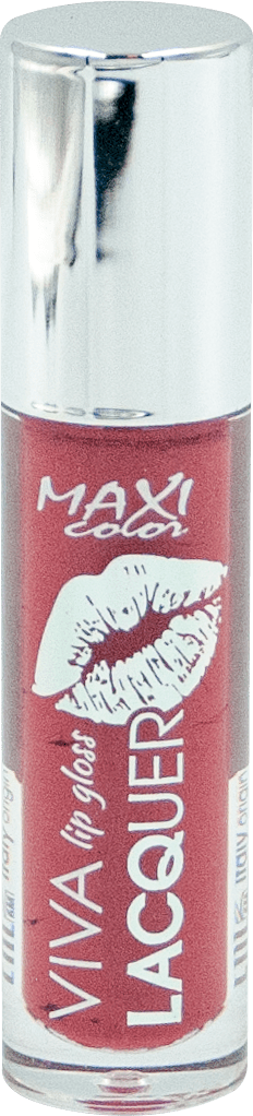 Помада для губ жидкая глянцевая Maxi Color Viva Lacquer Lip Gloss, 4.5 мл