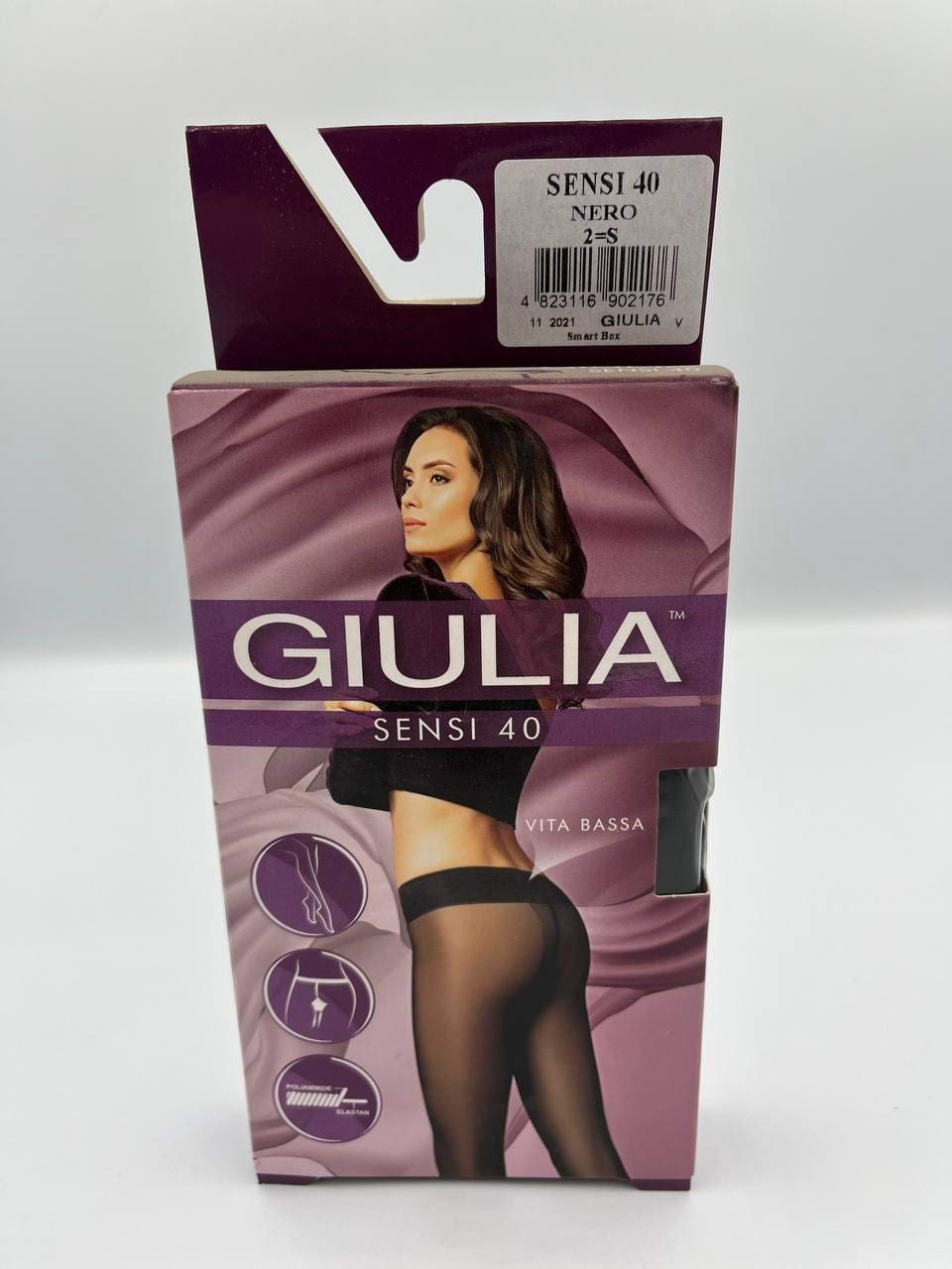 Giulia колготы женские SENSI vb 40 nero 3, mini
