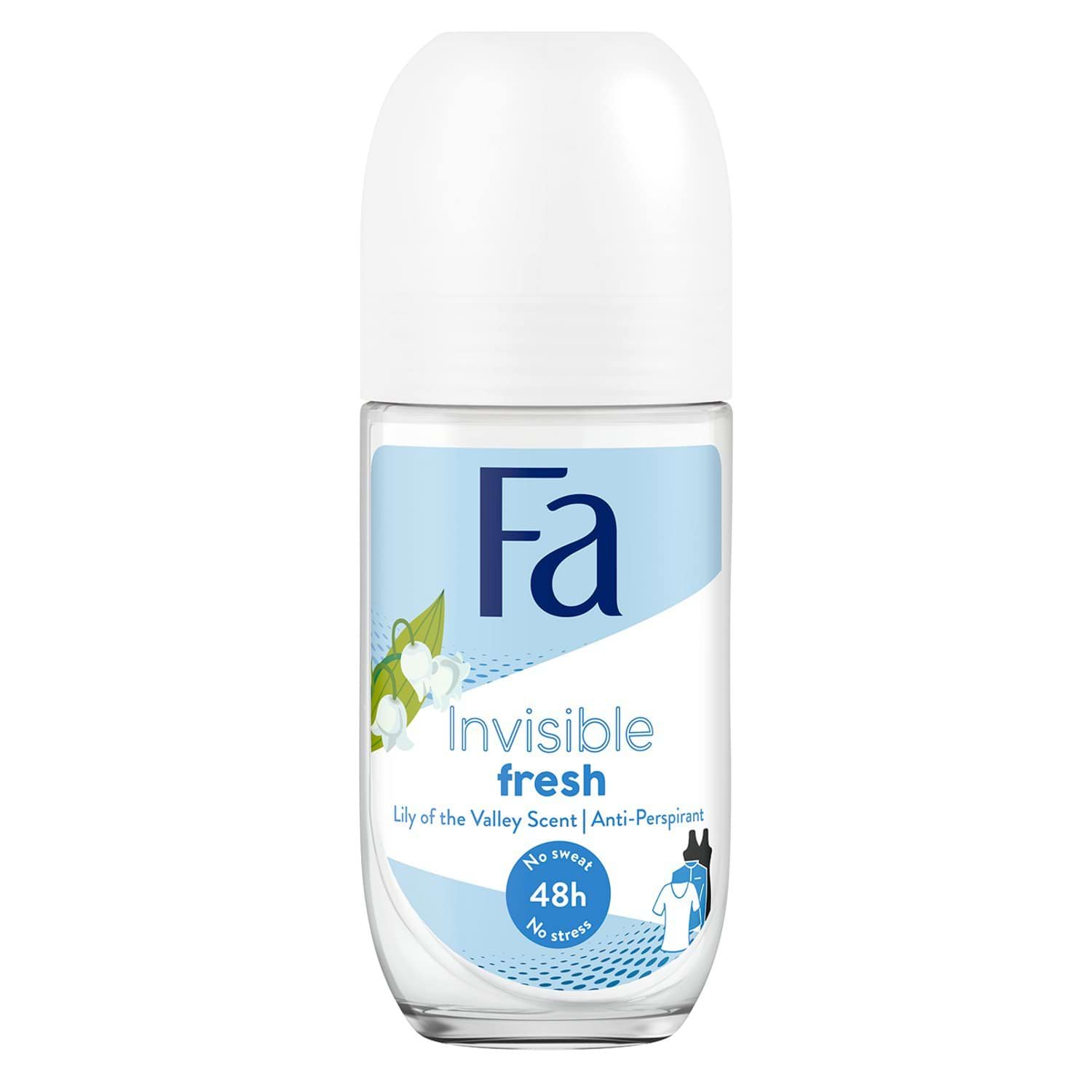 Антиперспірант-ролик Fa Invisible Fresh з ароматом конвалії 50 мл (9000101251401)