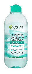 Міцелярна гіалуронова вода для очищення шкіри обличчя Garnier Skin Naturals Алое, 400 мл