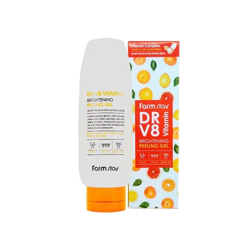 Пилинг-гель для лица FarmStay с витаминным комплексом DR-V8 Vitamin, 150мл