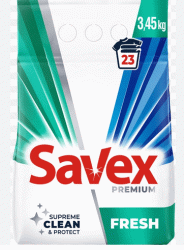 Пральний порошок Savex Premium Fresh 3,45 кг