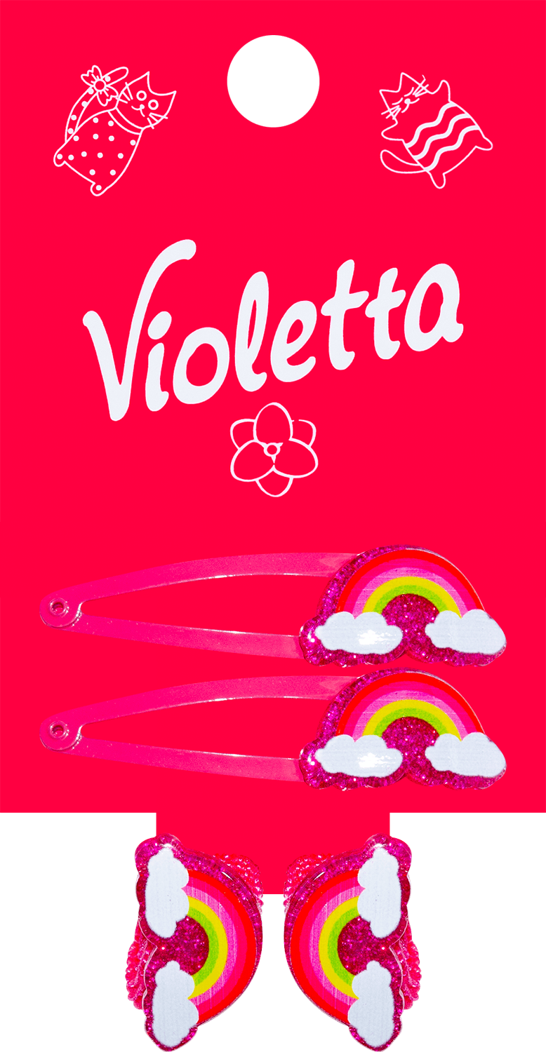 Violetta col. набор д/волос детский арт. CH-SPR-21-251, 4шт