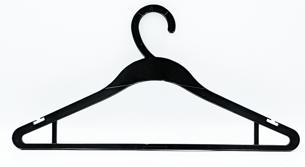 Вішалка для одягу чорна, 1шт