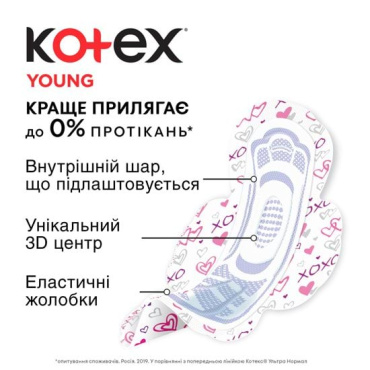 Прокладки Kotex Yong Normal, 10 шт фото 4